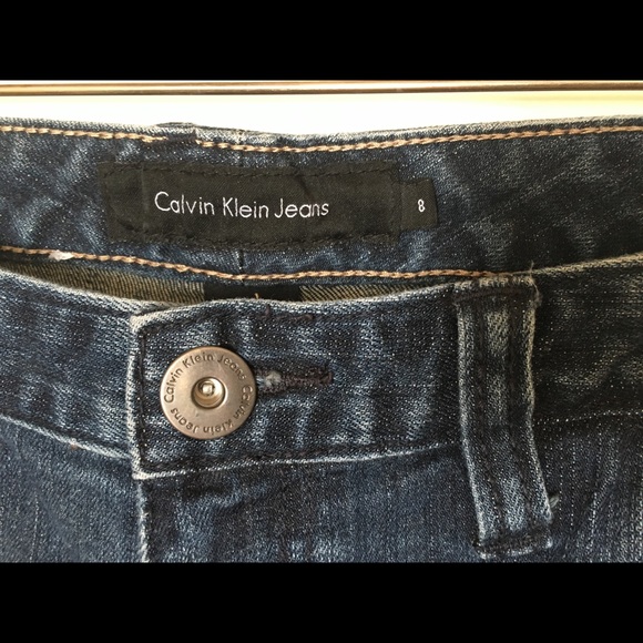 Calvin Klein Women's Blue Trouser Jeans - 8 - Picture 8 of 8